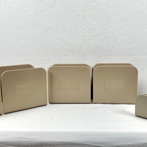 5 Ways to Store Your Caraway | Pan & Lid Storage Tips | Caraway Caraway Cookware Magnetic Organizer Beige-Glass Pan & Lid Storage Rack lot